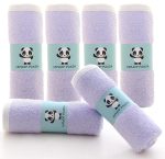 Bamboo Baby Washcloths - 2 Layer Soft Absorbent Bamboo Towel - Newborn Bath Face Towel - Natural Baby Wipes for Delicate Skin - Baby Registry as Shower(6 Pack) - Image 6